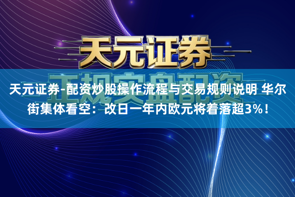 天元证券-配资炒股操作流程与交易规则说明 华尔街集体看空：改日一年内欧元将着落超3%！